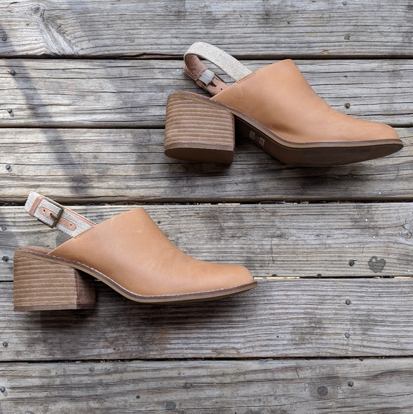 ✨Host Pick✨ TOMS Leather Leila Slingback Mules - Picture 6 of 9